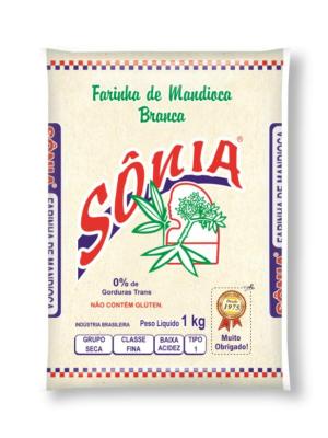 FARINHA DE MANDIOCA SONIA 1KG