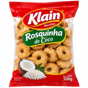 BISCOITO  ROSQUINHA DE COCO KLAIN 500GR