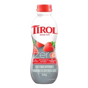 IOGURTE TIROL ZERO LACTOSE MORANGO 170GR