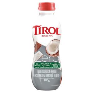 IOGURTE TIROL GARRAFA COCO ZERO 830GR