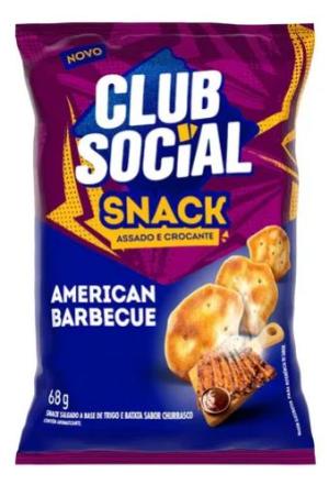 BISCOITO CLUB SOCIAL SNACK ASSADO SABOR AMERICAN BARBECUE (...)
