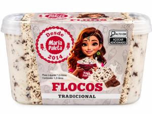 SORVETE TRADICIONAL MARIA PALETA FLOCOS 1,5 L