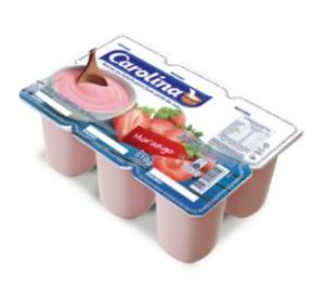 Bandeja De Iogurte Carolina Morango 510GR