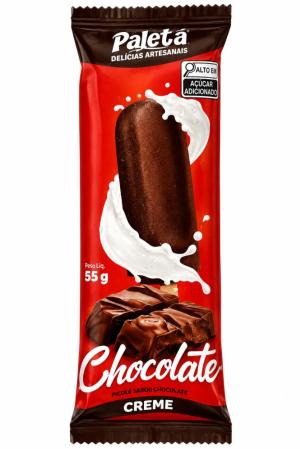 	 Picolé MARIA PALETA CREME CHOCOLATE 65G