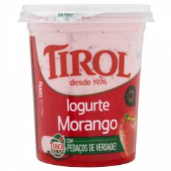 IOGURTE DE MORANGO COM PEDAÇOS TIROL  400g