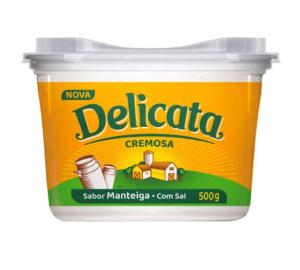 MARGARINA CREMOSA COM SAL DELICATA 500GR