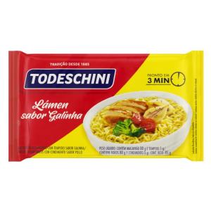 MACARRAO INSTANTANEO TODESCHINI (MIOJO) GALINHA 80GR