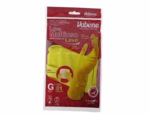 LUVA MULTIUSO VABENE AMARELA TAMANHO G C/1 PAR