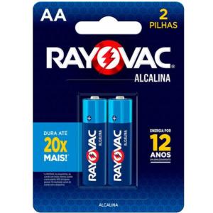 	PILHAS RAYOVAC AA COM 2UN