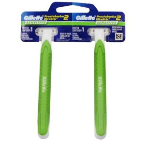 APARELHO BARBEAR GILLETTE SENSITIVE ULTRAGRIP C/2UN.