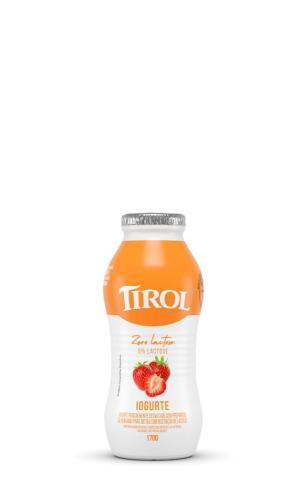 IOGURTE TIROL ZERO LACTOSE MORANGO 170GR