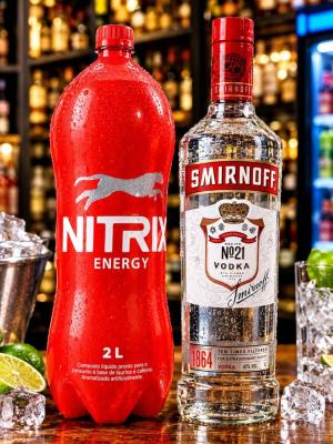 COMBO VODKA SMIRNOFF + NITRIX 2 LITROS
