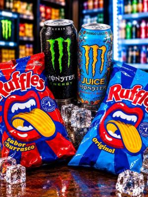 COMBO CINEMA (2 MONSTER +2 SALGADINHO RUFFLES 68 GR)