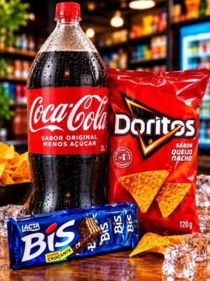 COMBO (COCA 2 LITROS+DORITOS 120GR+CAIXA BIS)