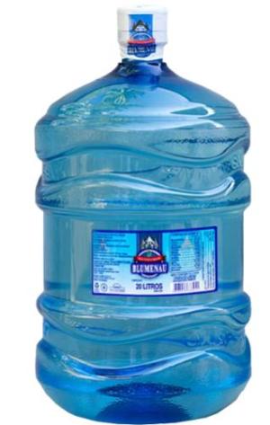 AGUA MINERAL BLUMENAU RETORNAVEL COM VASILHAME 20L
