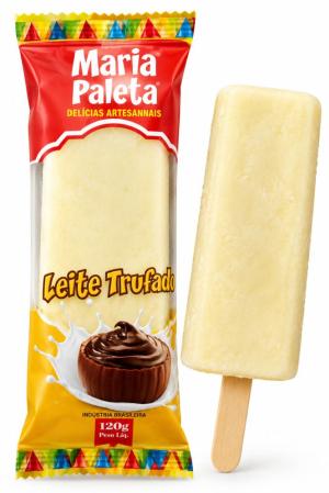 	 Picolé MARIA PALETA LEITE TRUFADO 120 TRADICIONAL