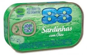 SARDINHA COM ÓLEO 88 125G