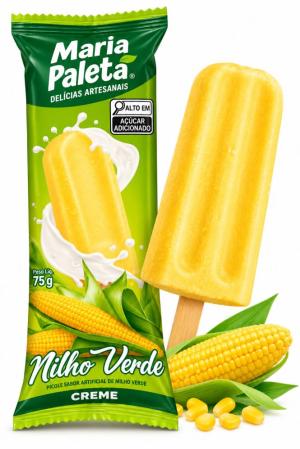 Picolé MARIA PALETA CREME MILHO VERDE 65G
