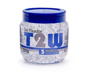 GEL CABELO FORTE TRANSPARENTE T2W 220GR