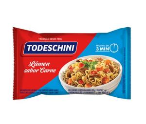 MACARRÃO INSTANTÂNEO MIOJO  TODESCHINI CARNE 80G