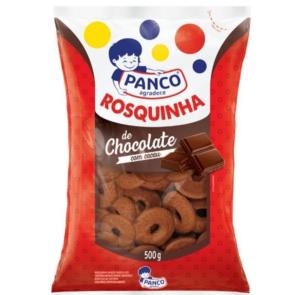 ROSQUINHA DE CHOCOLATE COM CACAU PANCO 500G