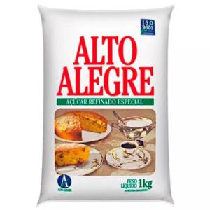 AÇUCAR REFINADO ALTO ALEGRE 1KG