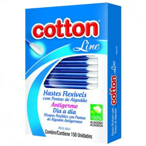 Hastes Flexíveis Cotton Line C/75Und