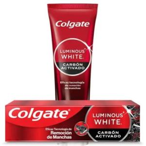 CREME DENTAL COLGATE LUMINOUS CARBÓN ACTIVADO 60GR