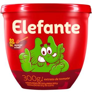 EXTRATO DE TOMATE ELEFANTE POTE 300GR