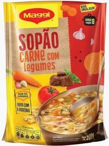 SOPÃO MAGGI CARNE COM LEGUMES 200G