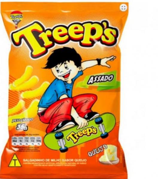 SALGADINHO TREEPS SABOR QUEIJO 35G