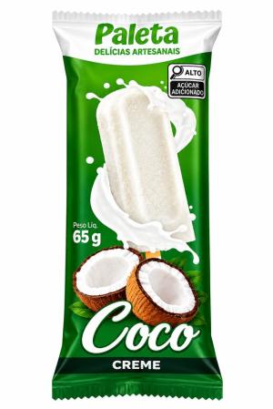 Picolé MARIA PALETA CREME COCO 65G