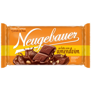 BARRA DE CHOCOLATE NEUGEBAUER COM AMENDOIM 90G