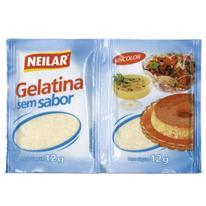 	GELATINA NEILAR SEM SABOR 12GR
