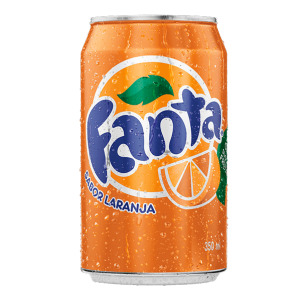 REFRIGERANTE FANTA LARANJA LATA 350ML