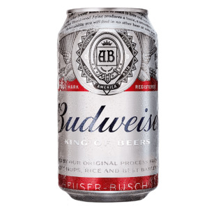 CERVEJA LATA BUDWEISER 350ML 
