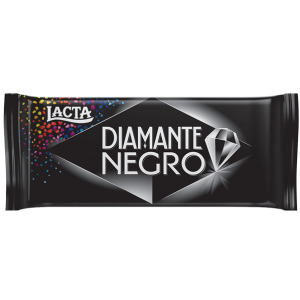 BARRA DE CHOCOLATE LACTA DIAMANTE NEGRO 80G