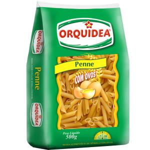 MACARRÃO PENNE ORQUÍDEA  COM OVOS 500G