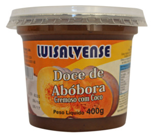 DOCE DE FRUTA  ABÓBORA COM COCO LUISALVENSE 400GR