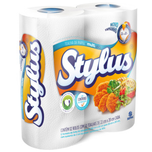 PAPEL TOALHA STYLUS 2UN