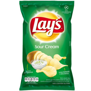 SALGADINHO BATATA LAYS SOUR CREAM  70GR