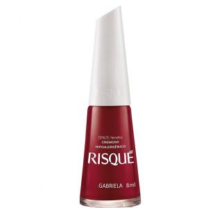 ESMALTE RISQUE GABRIELA VERMELHO 8ML