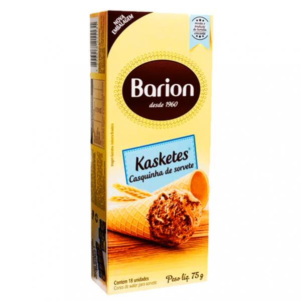 CASQUINHAS DE SORVETE BARION 18UN