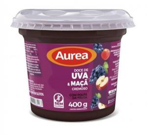 DOCE DE FRUTA AUREA UVA E MAÇA 400GR
