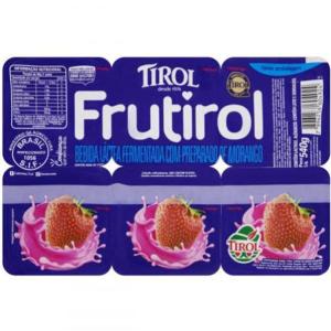 IOGURTE  FRUTIROL MORANGO BANDEJA 480GR