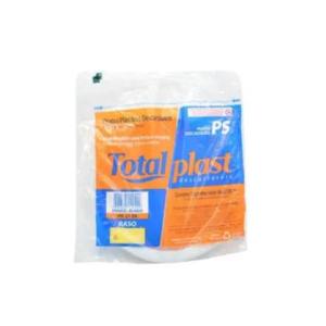 PRATO DESCARTAVEL TOTAL PLAST 20,8CM C/10UN