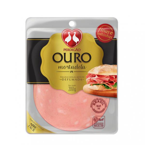 MORTADELA OURO PERDIGAO DEFUMADA TRADICIONAL 200GR (...)