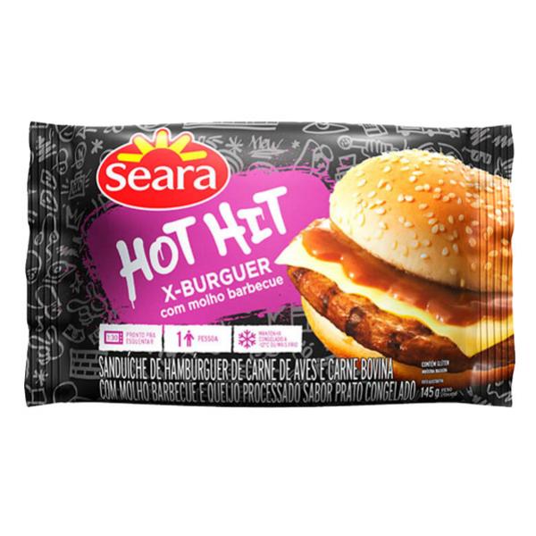 HAMBÚRGUER HOT HIT X BURGUER SEARA 145GR