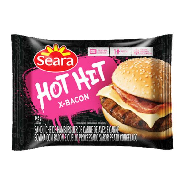 HAMBÚRGUER HOT HIT BACON SEARA 145GR