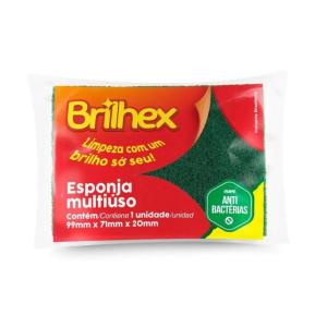 ESPONJA MULTIUSO BRILHEX  1UN